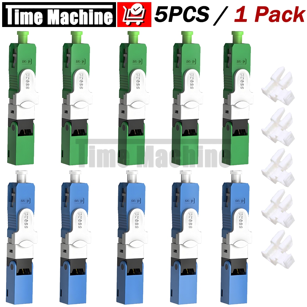 10pcs SC Connector (SC-UPC/SC-APC) Butterfly Fiber Optic Quick ...