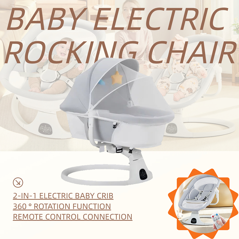 Baby Electric Rocking Chair, Smart Bluetooth Electric Crib,baby cradle ...