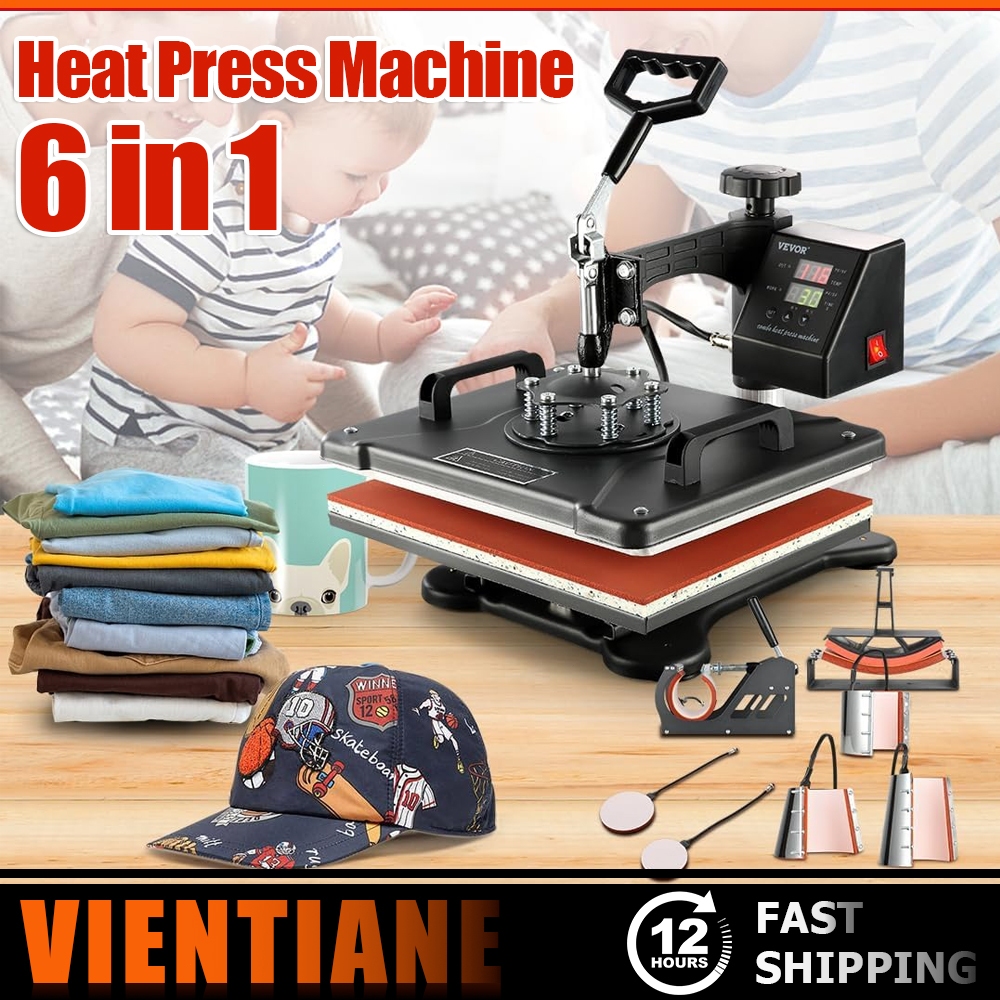 6 in 1 Heat Press Machine Multi function Heat Transfer Machine for T ...
