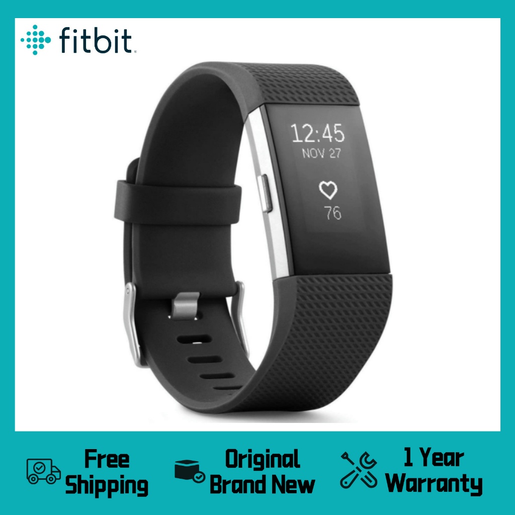 Fitbit Charge Heart Rate Fitness Wristband with up to Days Battery  Life Black