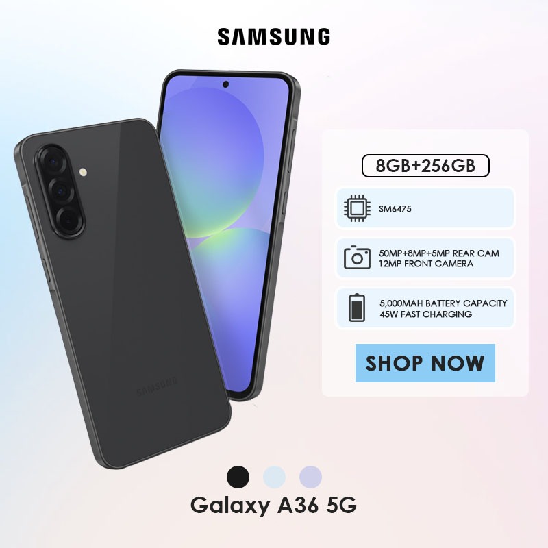 Samsung Galaxy A36 5G Smartphone 8GB+256GB Exynos SM6475 Processor ...