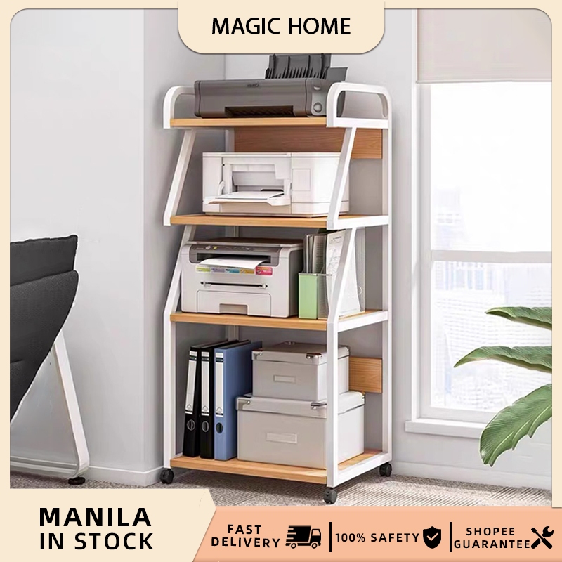 Magic Home Office Stand Storage Rack Floor Printer Rack Shelf With ...