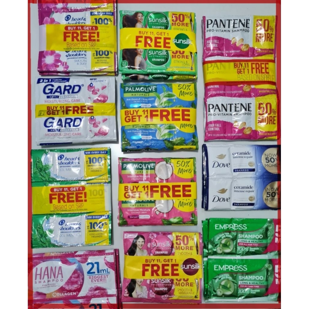 DAB Store Shampoo For Hair 1 Dozen | Shopee Philippines