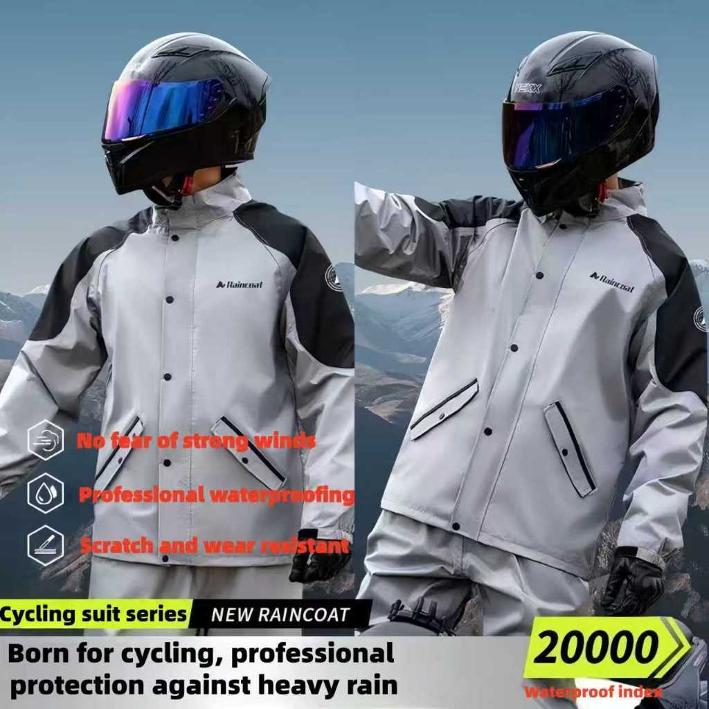 Raincoat for Motorcycle Riders Japan Original Rubberized Breathable ...