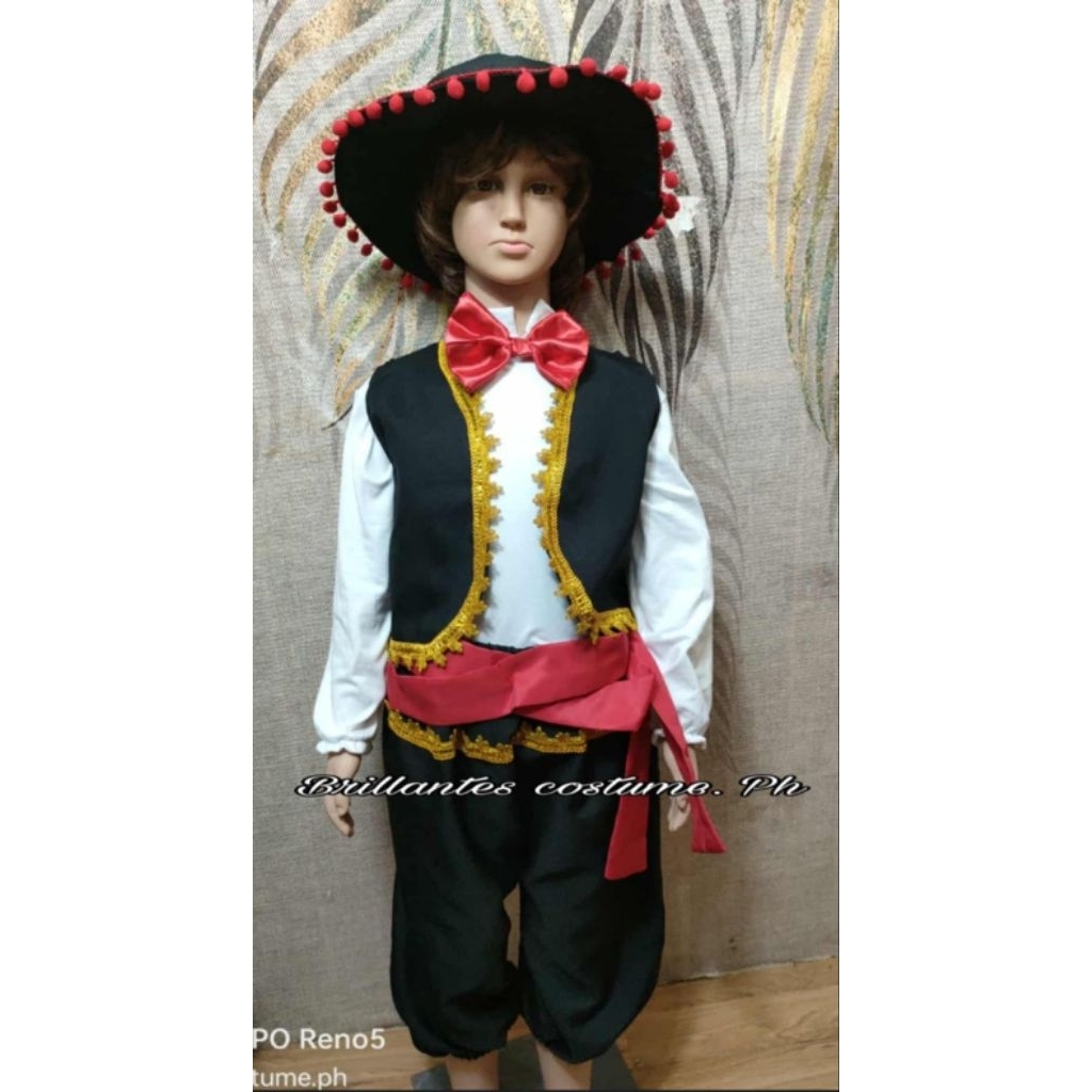 United Nations Mexican Dress Boy Boys National Costumes Flags Set