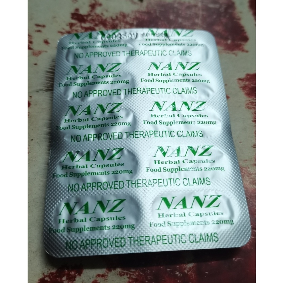 NANZ HERBAL CAPSULE FOOD SUPPLEMENT Organic (10capsules only) | Shopee ...