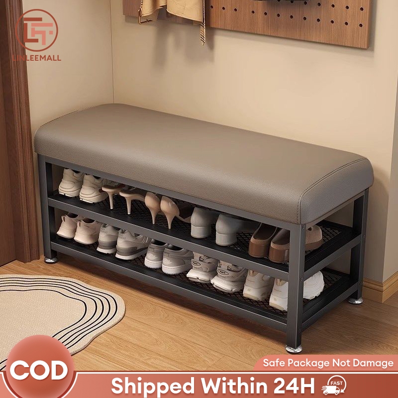 Shoe Changing Stool Steel Shoe Rack Multifunction Sofa Storage Shoe ...