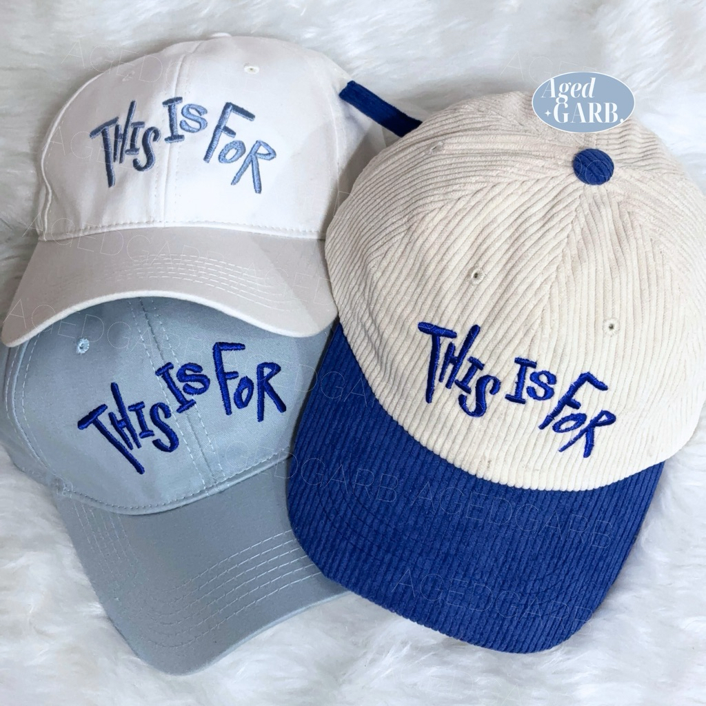 Twice TEN Inspired Custom This Is For Embroidered Cap Customized ...