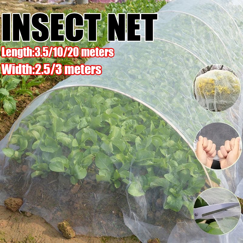 60Mesh Anti-Insect Bird Nets Farm Vegetable Pest Control Screen Garden ...
