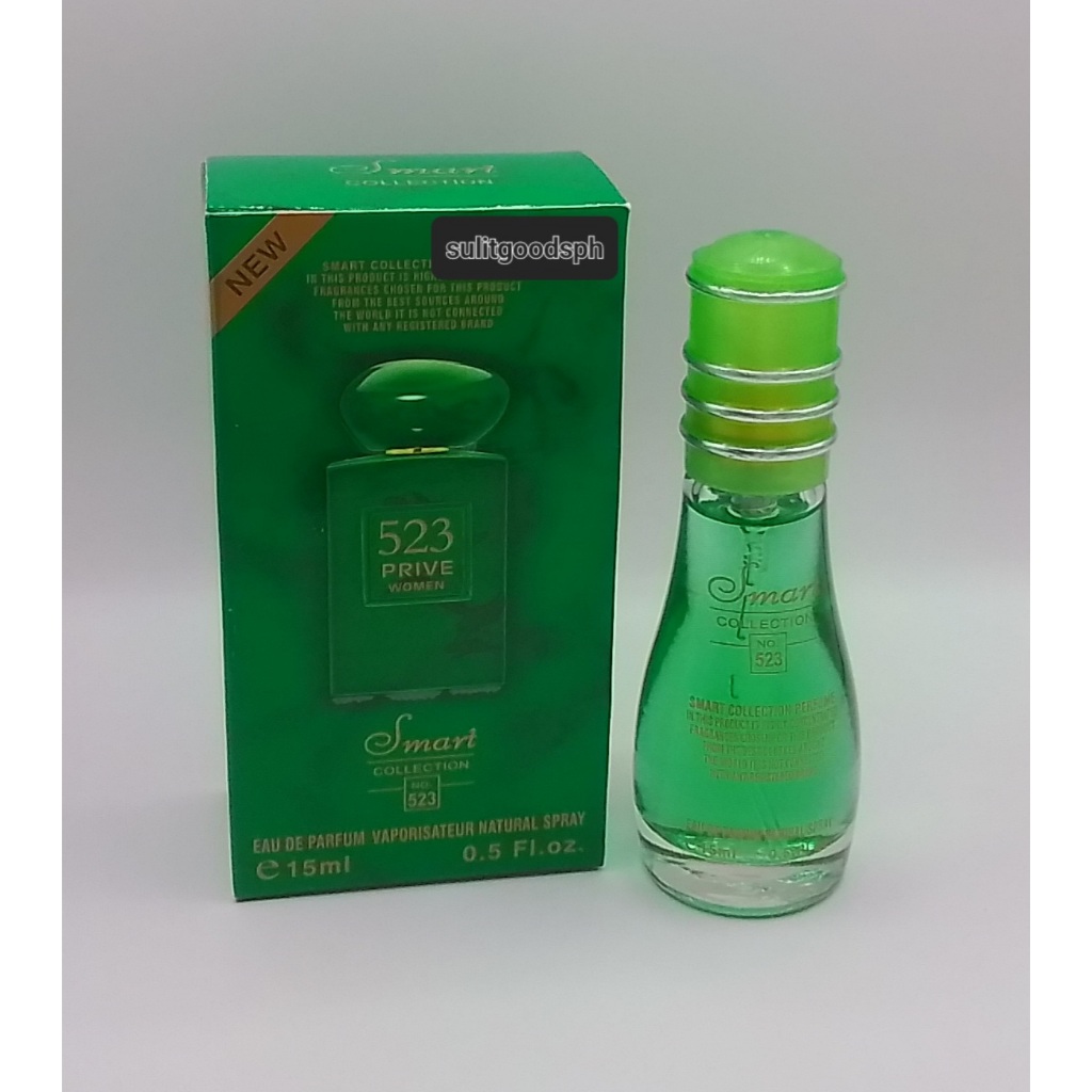 SMART COLLECTION PERFUME NO. 523 FOR WOMEN AND MEN 15 ML EDP | Shopee ...