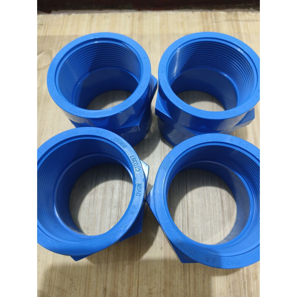 PVC BLUE FEMALE ADAPTOR 2 1/2(75MM) 3 (90MM) 4 (110MM) | Shopee Philippines