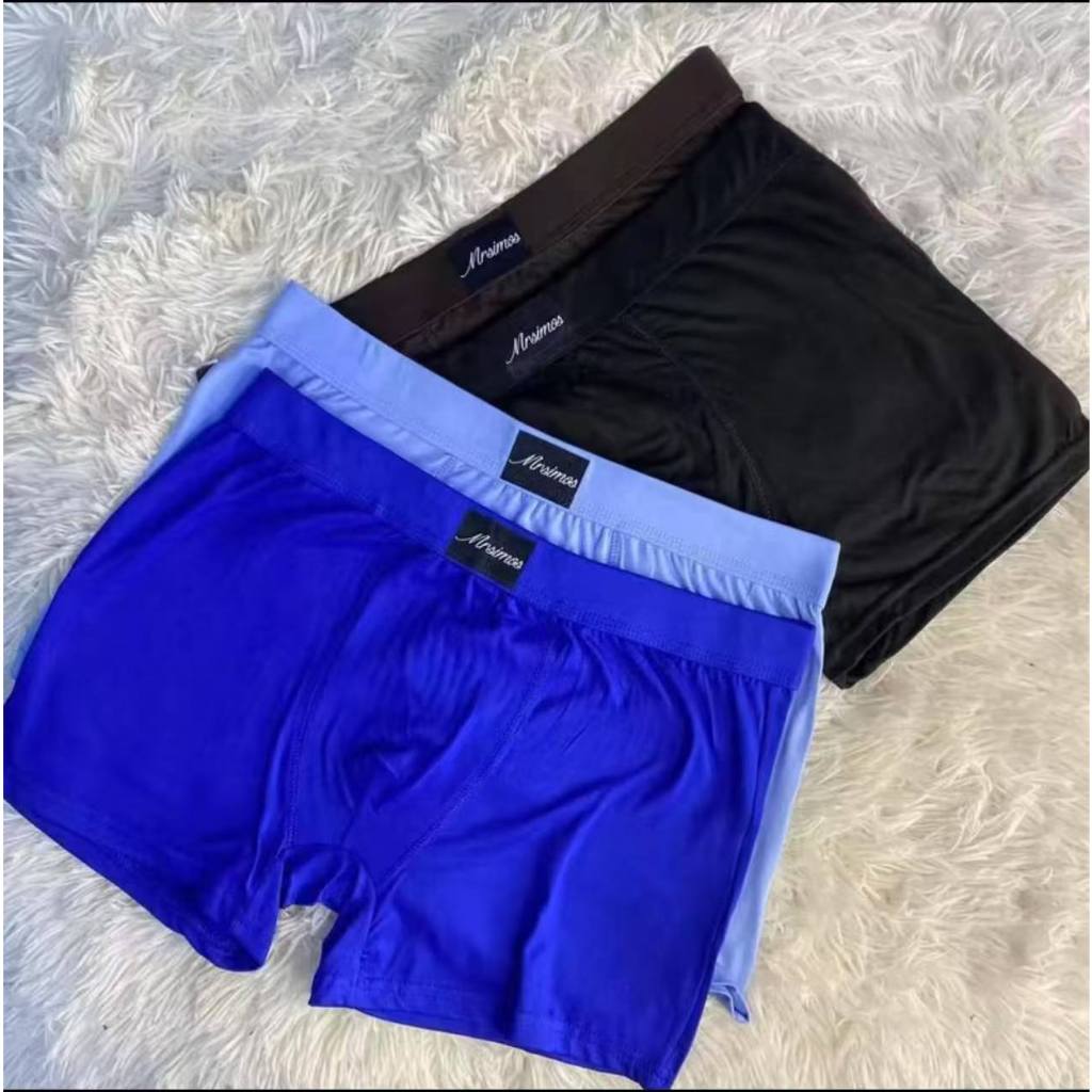 12/ 6 Pcs Cotton Boxer, Murang Boxer Brief,Men's Underwear,Random Color ...