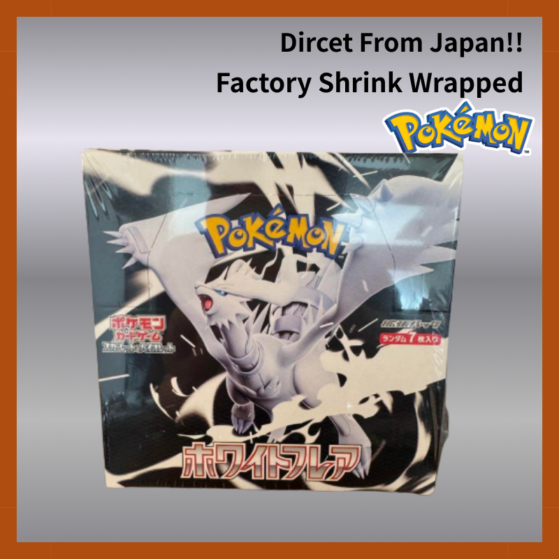 pokemon card game scarlet & violet expansion pack white flare Pokemon Card sv11W Scarlet & Violet White Flare Booster Box (20Pack 140PCS) Factory Sealed