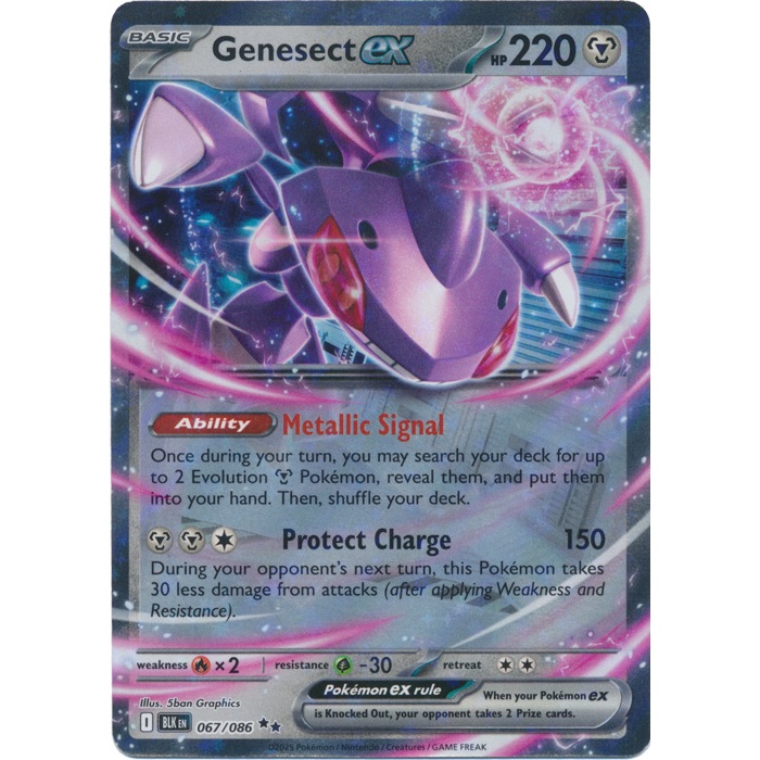 Genesect ex - 067/086 Pokemon » SV Black Bolt Ultra Rare | Shopee ...