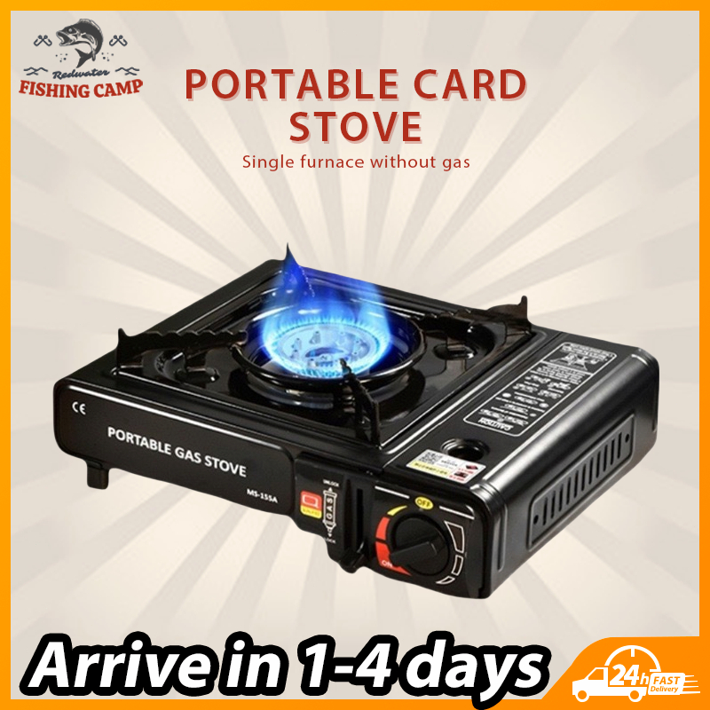 Mini camping portable butane gas stove with case | Shopee Philippines