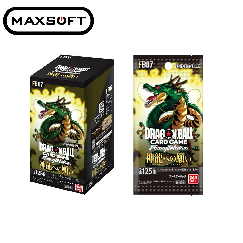 fb07 booster box Dragon Ball Super Release Date 9/19/25 The theme of booster 07 is “Shenron” who appears when the seven dragon balls are collected Dragon Ball Super Card Game