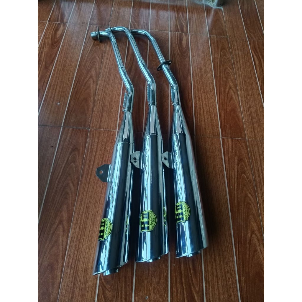 STAINLESS STEEL H2 POWER PIPE 44 MM FOR WAVE 100 | Shopee Philippines