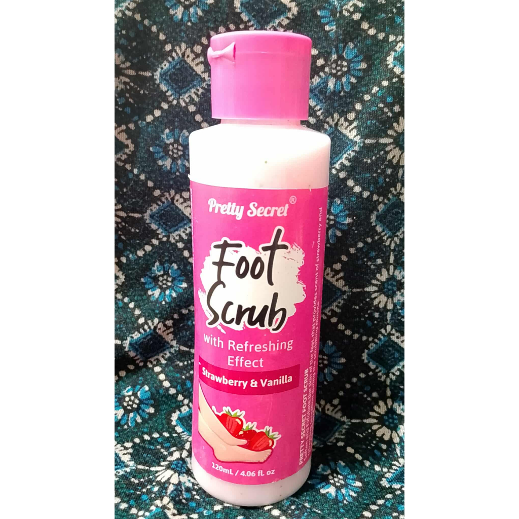 Pretty Secret Foot Scrub Strawberry and Vanilla 120ml | Shopee Philippines