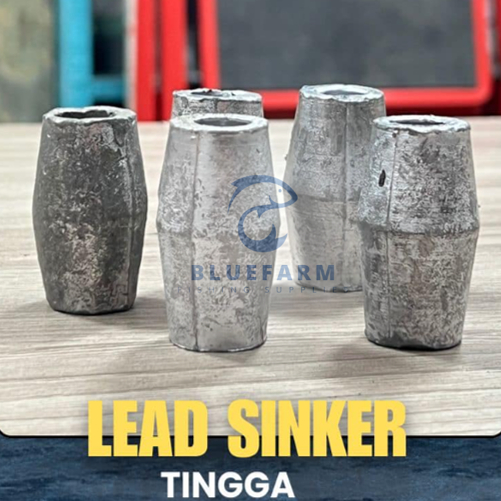 Lead Sinker Tingga Pamato Pabigat – Pang-Lambat Fishing Weights  (Round/Oval/Tube) – per kilo