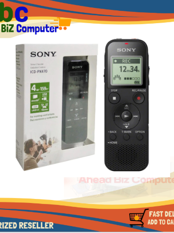 SONY Share: Favorite (15) ICD-PX470 Digital Voice Recorder – 4GB Built ...