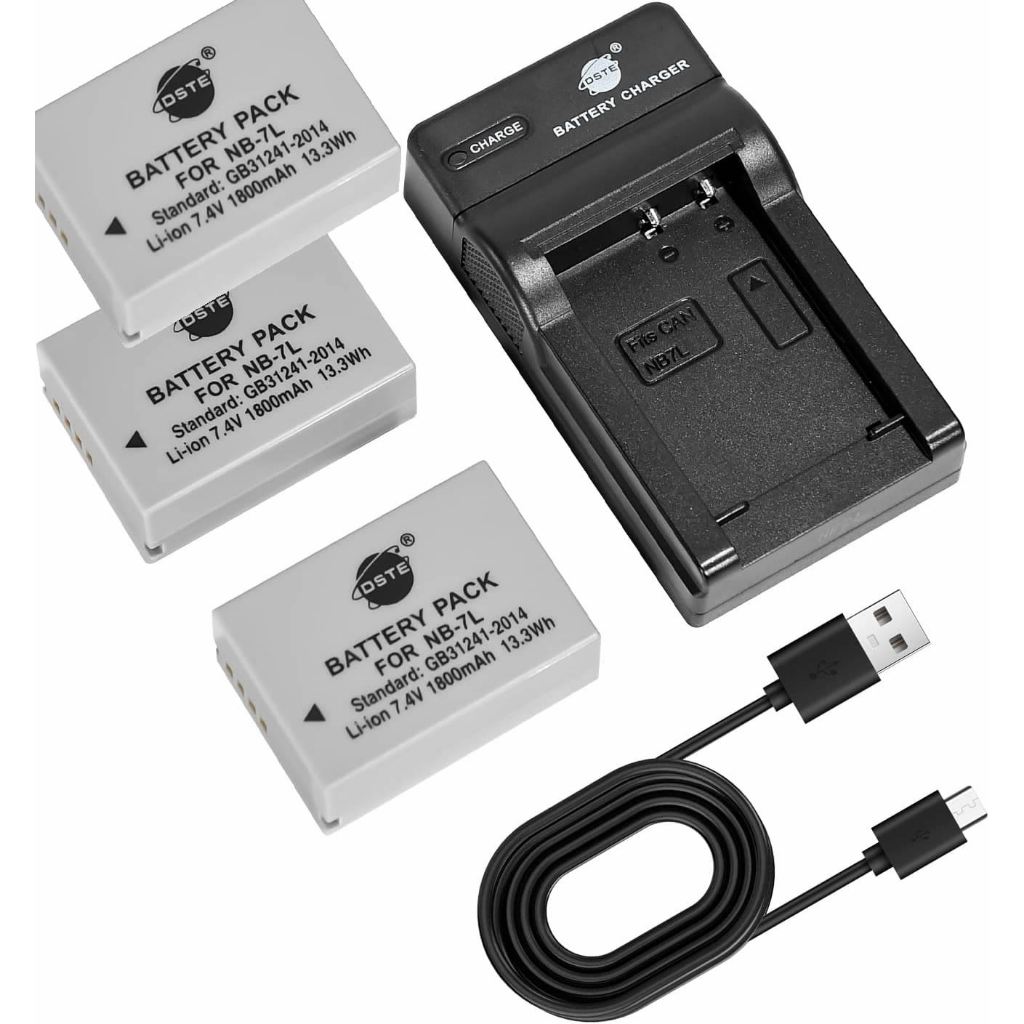 NB-7L NB 7L NB7L Battery New LED USB Dual Charger For Canon PowerShot G10 G11 G12 Sx30is Cameras - View #7