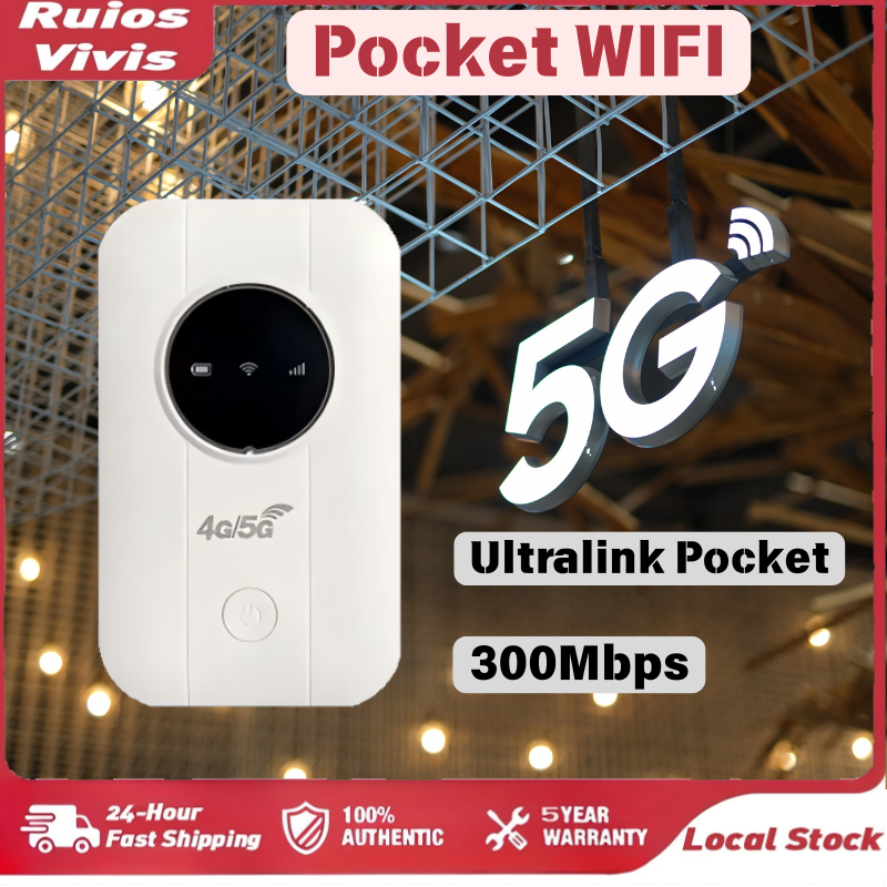 Pocket WIFI 300Mbps 4G/5G Portable Router Pocket Hotspot USB Powerd ...