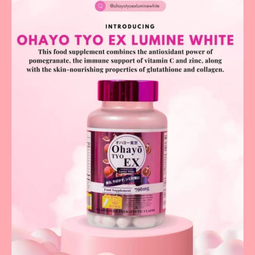 ohayo tokyo glutathione price philippines TYO EX Lumine White Collagen Capsules！！！ 3 Packs Gluta White