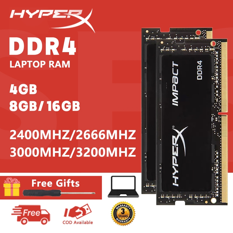 Laptop Ram 8gb Ram Ddr4 2400mhz Hyperx HyperX Fury LAPTOP Memory - Main Image