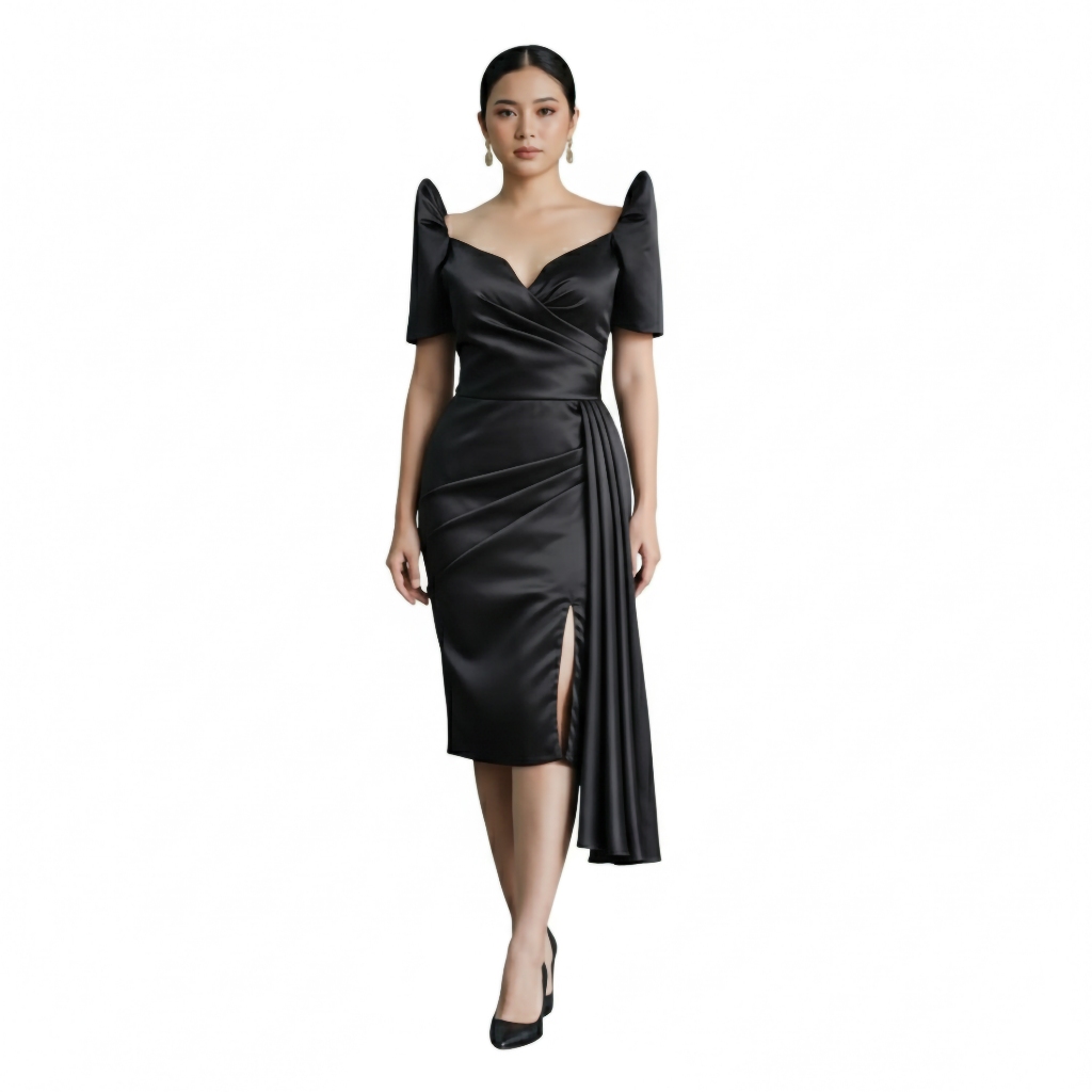 sachin and babi light blue dress Stylish Dresses with Deep Cleavage for Women | AI Art Generator