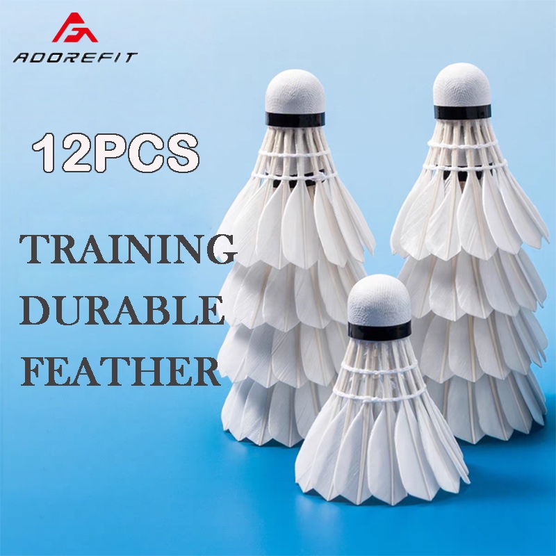Adorefit 12PCS Feather Shuttlecock Composite Cork Head Non-foam for ...