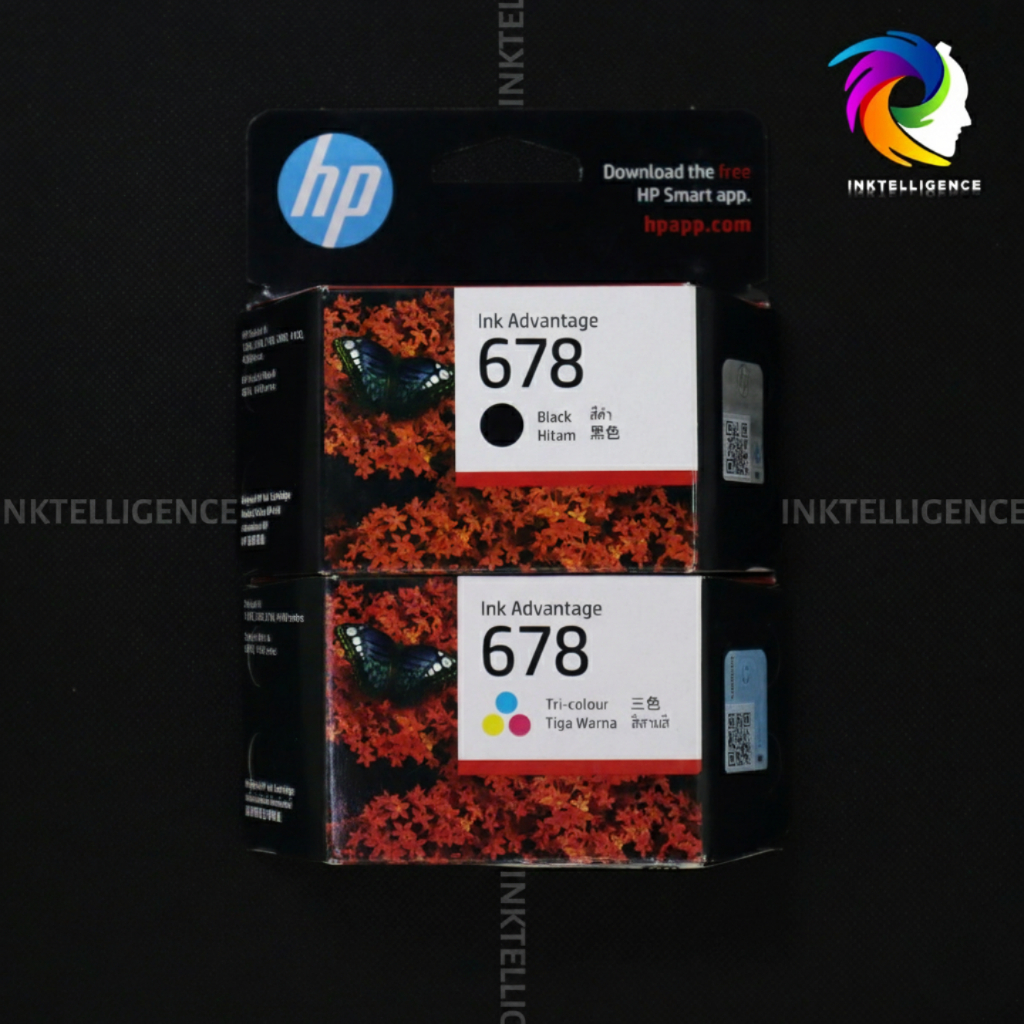 HP 678 Brand New Black and Tri-Colour Ink cartridge | Shopee Philippines