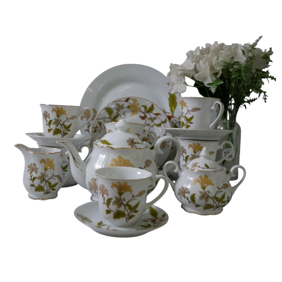 GR 22 piece Afternoon Tea Set, Vine Garden | Shopee Philippines