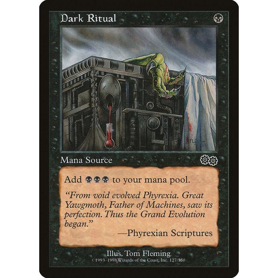 Magic the Gathering - Dark Ritual - MTG Black - USG - NM - (_RAS ...