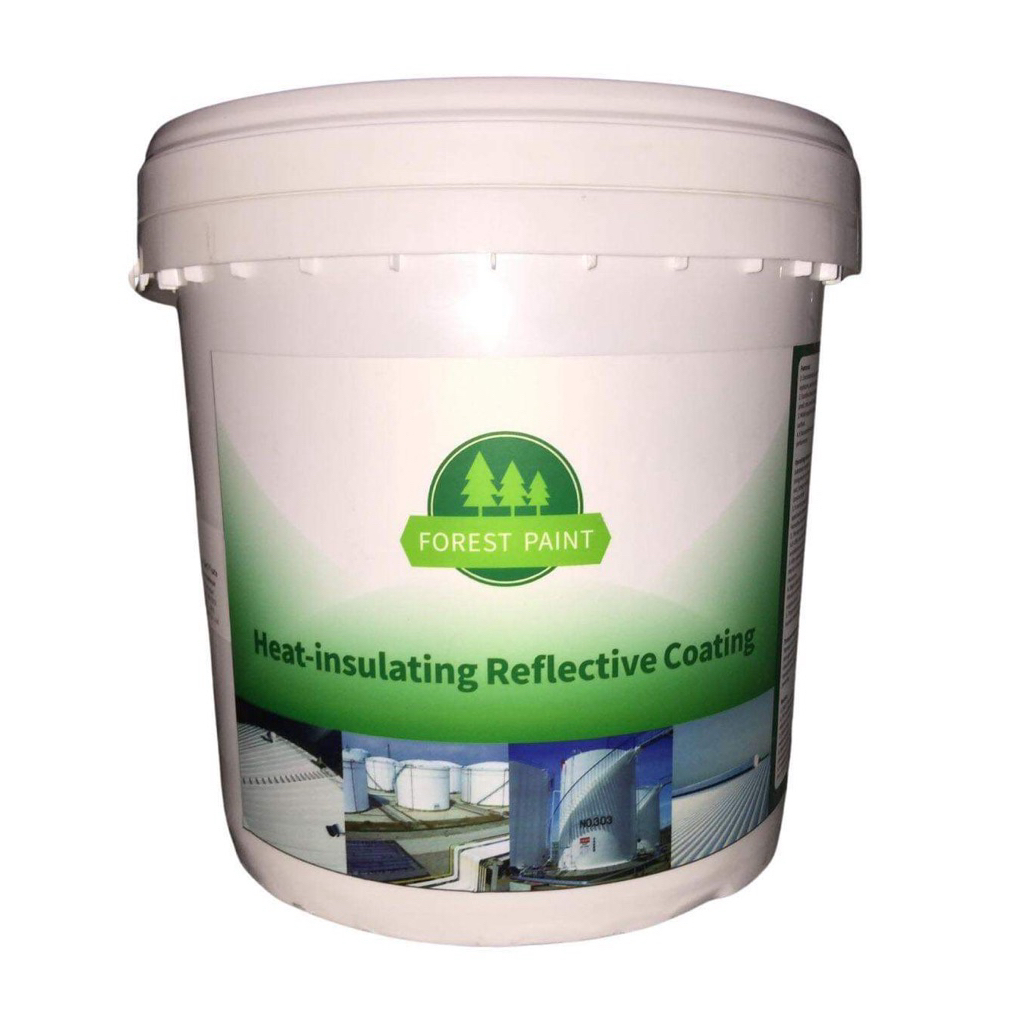 Heat Insulating Reflective Paint for Roof and Wall 16L, Heat Prevention ...
