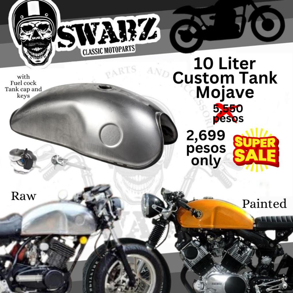 10 Liter Mojave Custom Tank for Motorcycle with cap, keys and Fuelcock ...