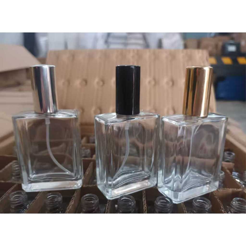 square-30ml-luxury-empty-glass-mist-spray-perfume-bottle-refillable