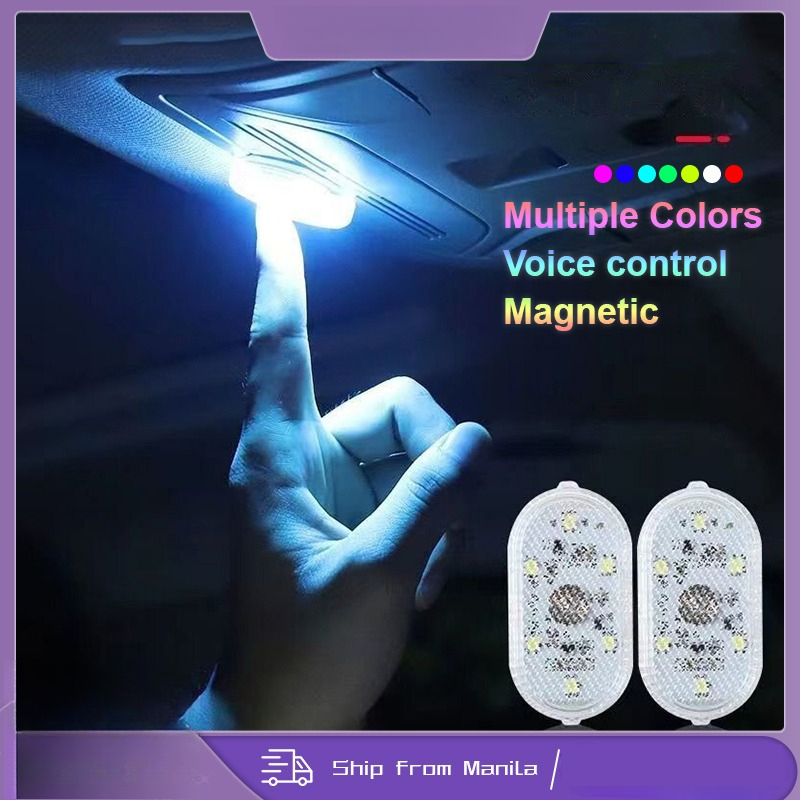LED Touch Control Ambient Light for Car – Portable & Magnetic Design ...