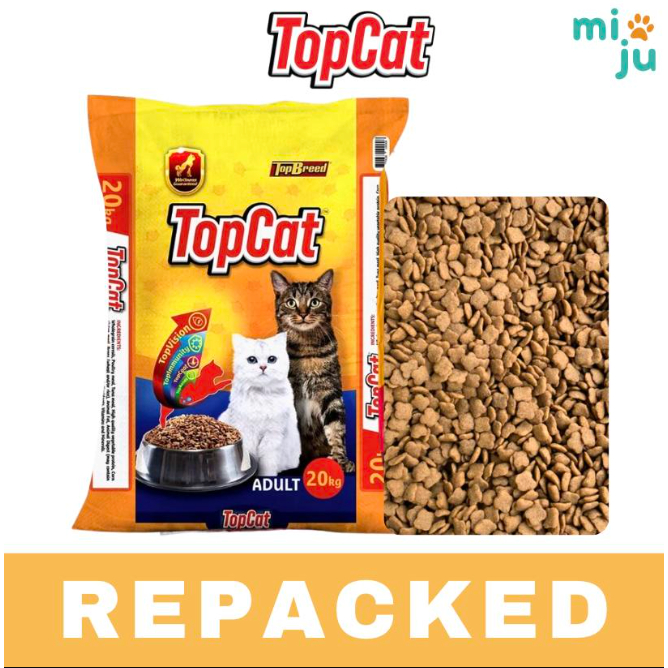 TopCat Adult Cat Food (1kg/500g) - Repacked | Shopee Philippines
