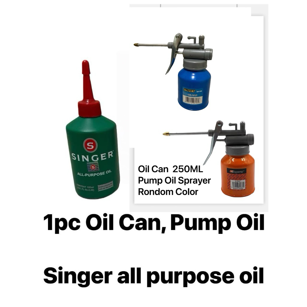 Singer Oil And Random Color Oil Can | Shopee Philippines