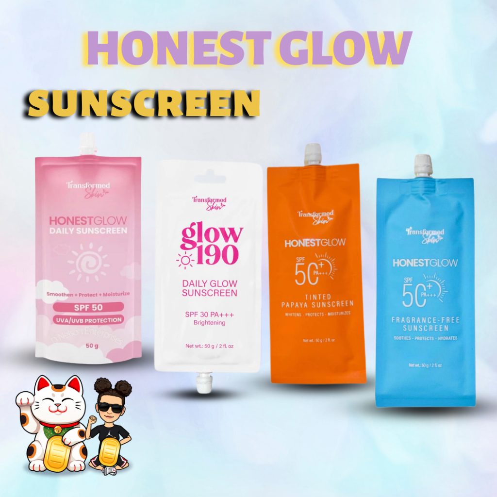 Honest Glow Daily Sunscreen SPF50 50g | Tinted | Fragrance Free | Fresh ...