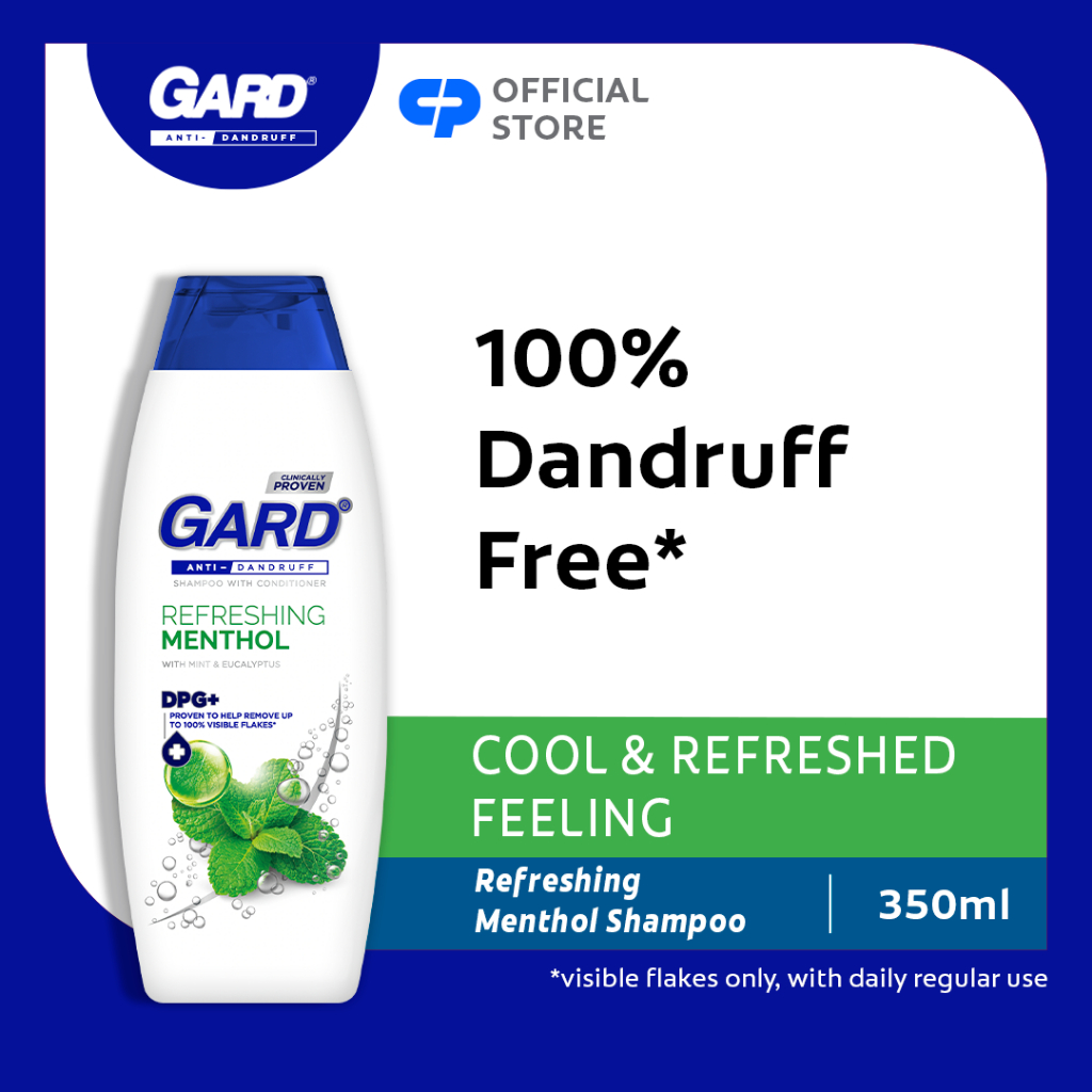 Gard Anti-Dandruff Refreshing Menthol Shampoo with Mint & Eucalyptus ...