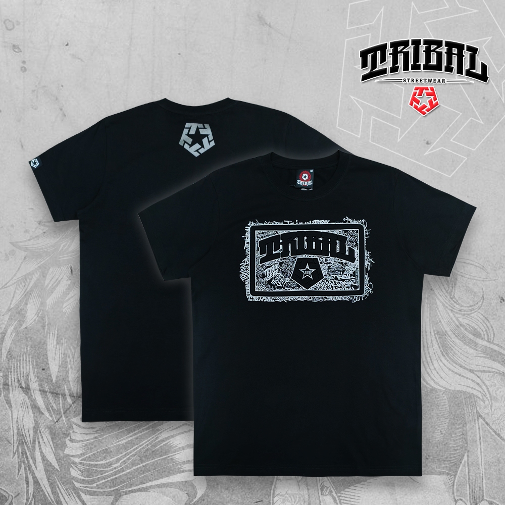 T-shirt Tribal-Kick TK1078 - Motif Araignée Verte - Homme - Neuf Avec étiquettes