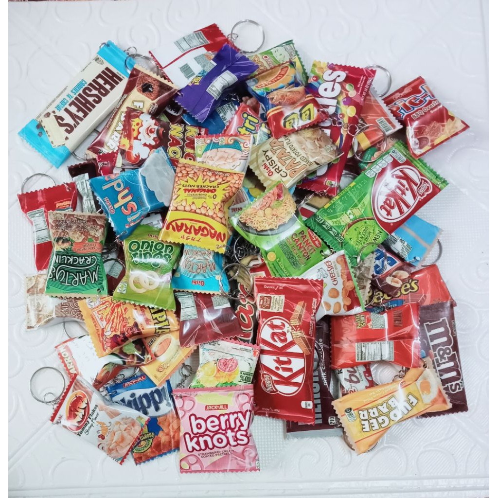 Tinkets KeyChain / Mini Snacks KeyChain | Shopee Philippines