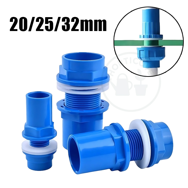 20-32mm PVC Pipe Connector Aquarium Inlet Outlet Connector Drainage ...