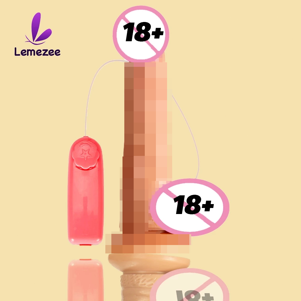 Lemezee Dildo Vibrator 7 inch Flesh Penis Vibrating with Remote Controlled Adult  Sex Toy for Women | Shopee Philippines