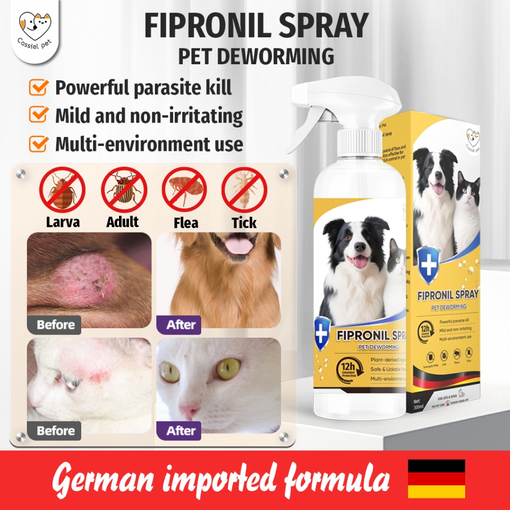 Cassiel Pet Fipronil Spray For Anti Tick And Flea Adult Garapata ...