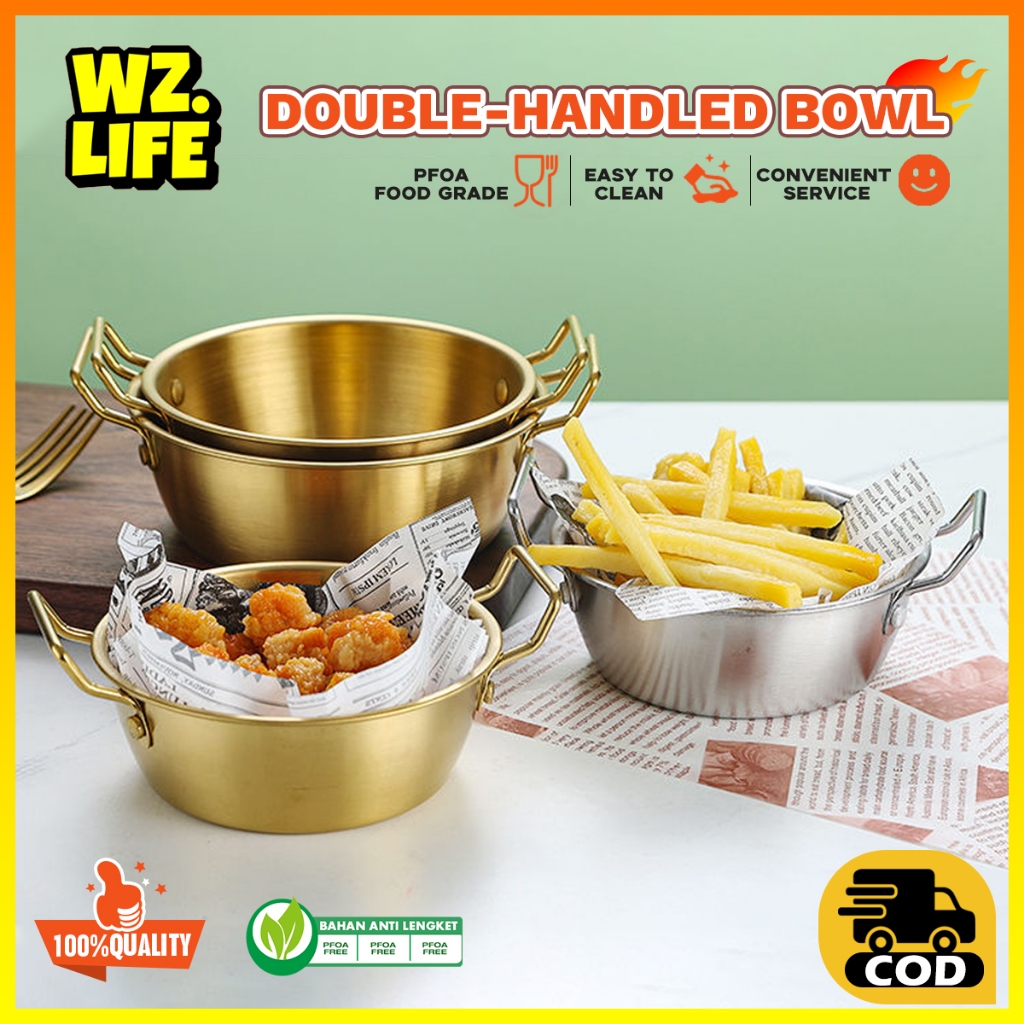 WZ【COD】304 stainless steel pot, ramen bowl, seafood noodle pot, double ...