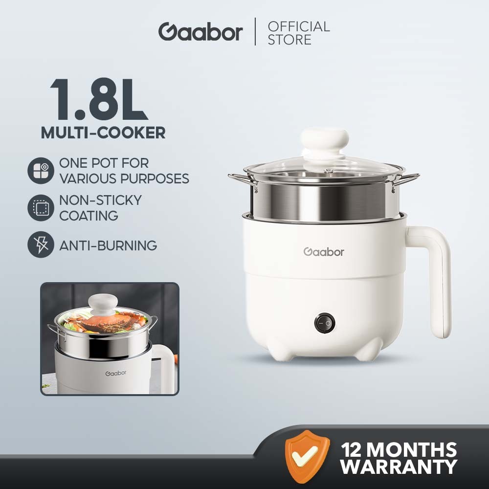 Gaabor Mini Multi Cooker Double Layer Rice Cooker with Steamer Non ...