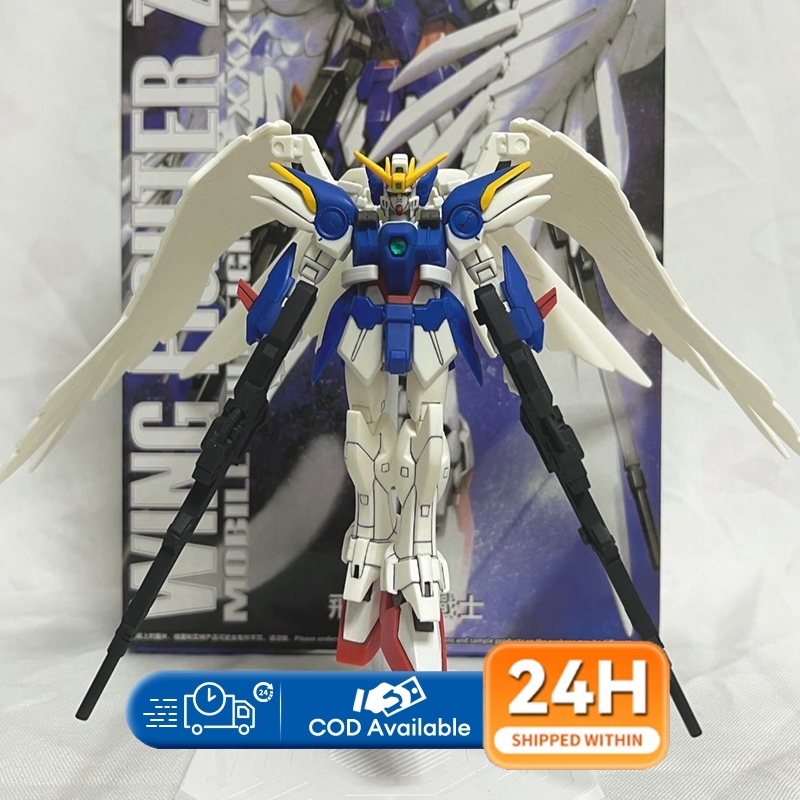 GUNDAM 1/144 SCALE BUILD HG 1/144 WING FIGHTER ZERO VARIATION GUNDAM ...