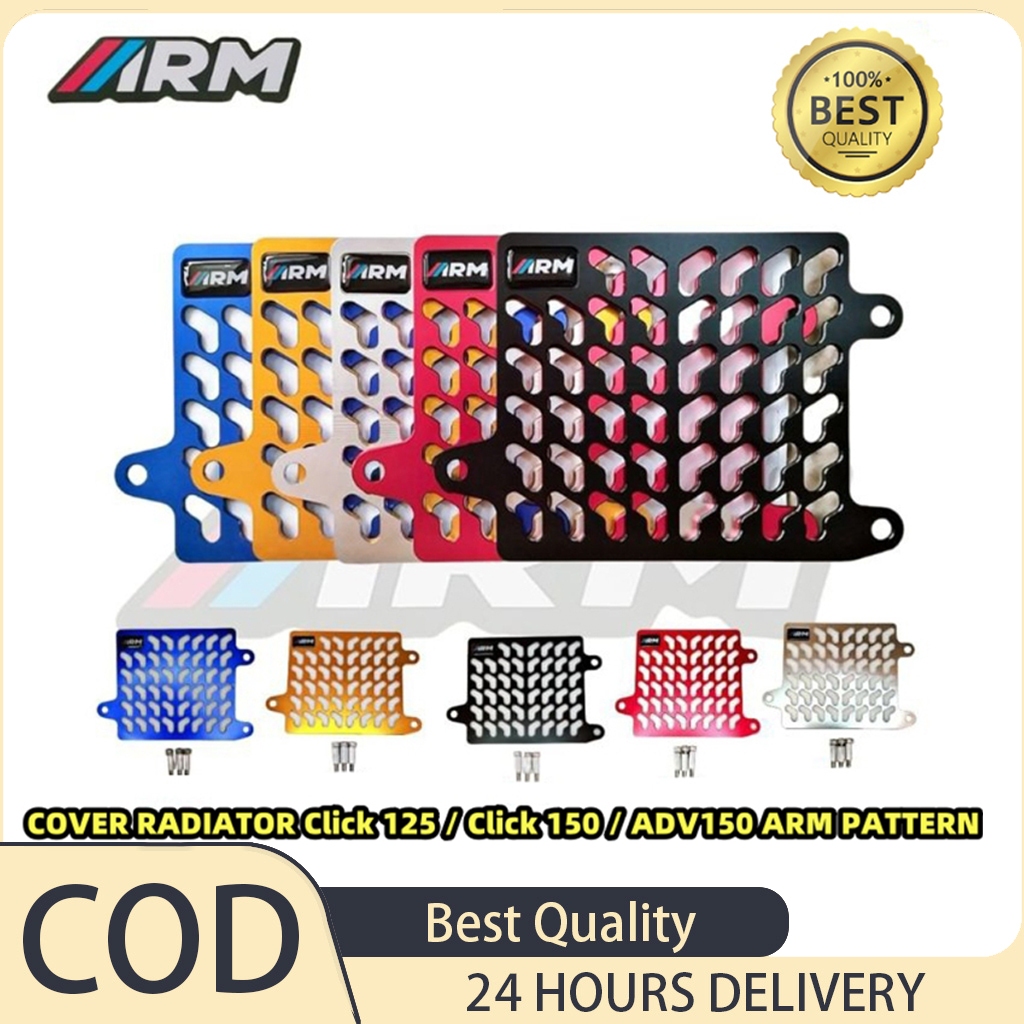 ARM Radiator Cover For Honda Click 125 / Click 150 / ADV 150 Alloy Made ...